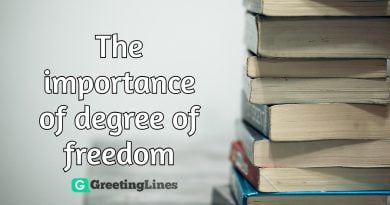 The importance of degree of freedom